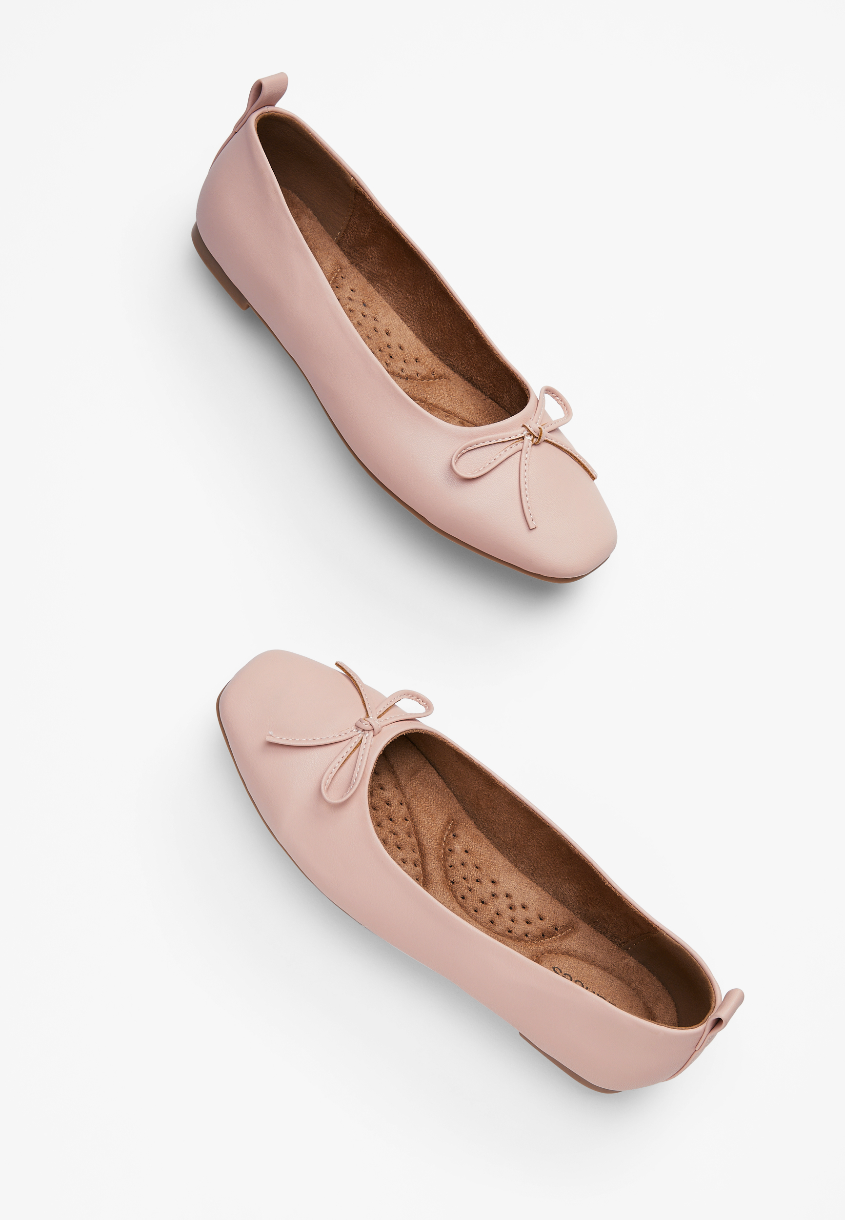 SuperCush Grace Bow Ballet Flat, BLUSH, large