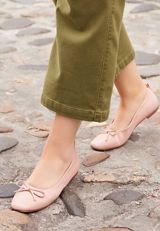 SuperCush Grace Bow Ballet Flat, BLUSH, small