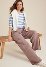 Marina Striped Mixer Tee, SPRUCE BLUE COMBO, small