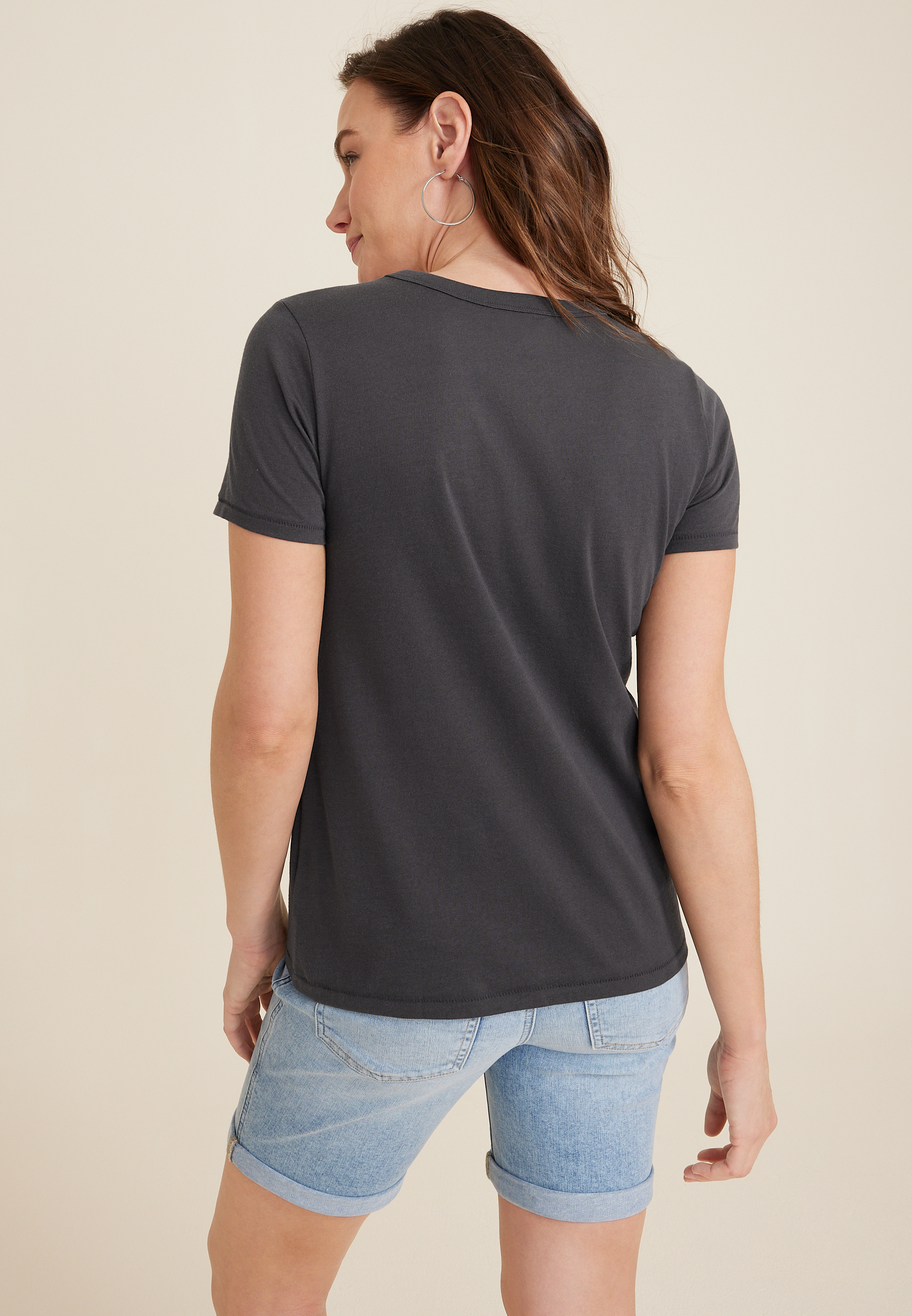 Zodiac Crew Neck Graphic Tee, C6633, large