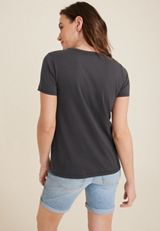 Zodiac Crew Neck Graphic Tee, C6633, small