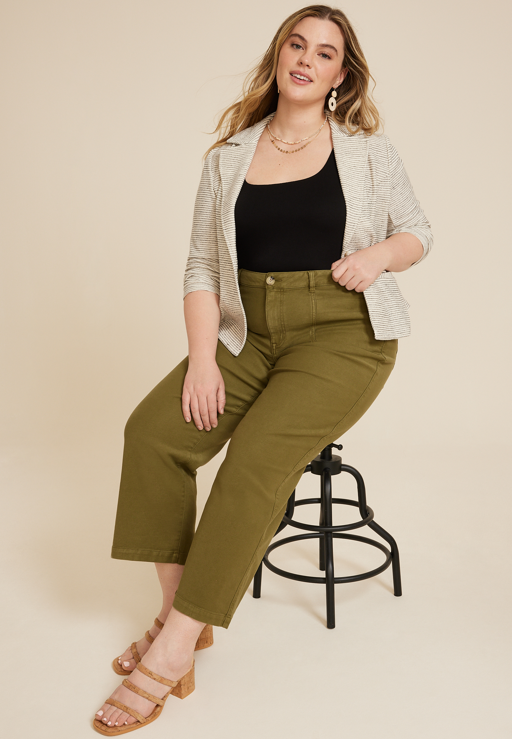 MERTRA Layered Tee Sサイズ Plus Size Simply Smooth Double Layer Square Neck Tank Top