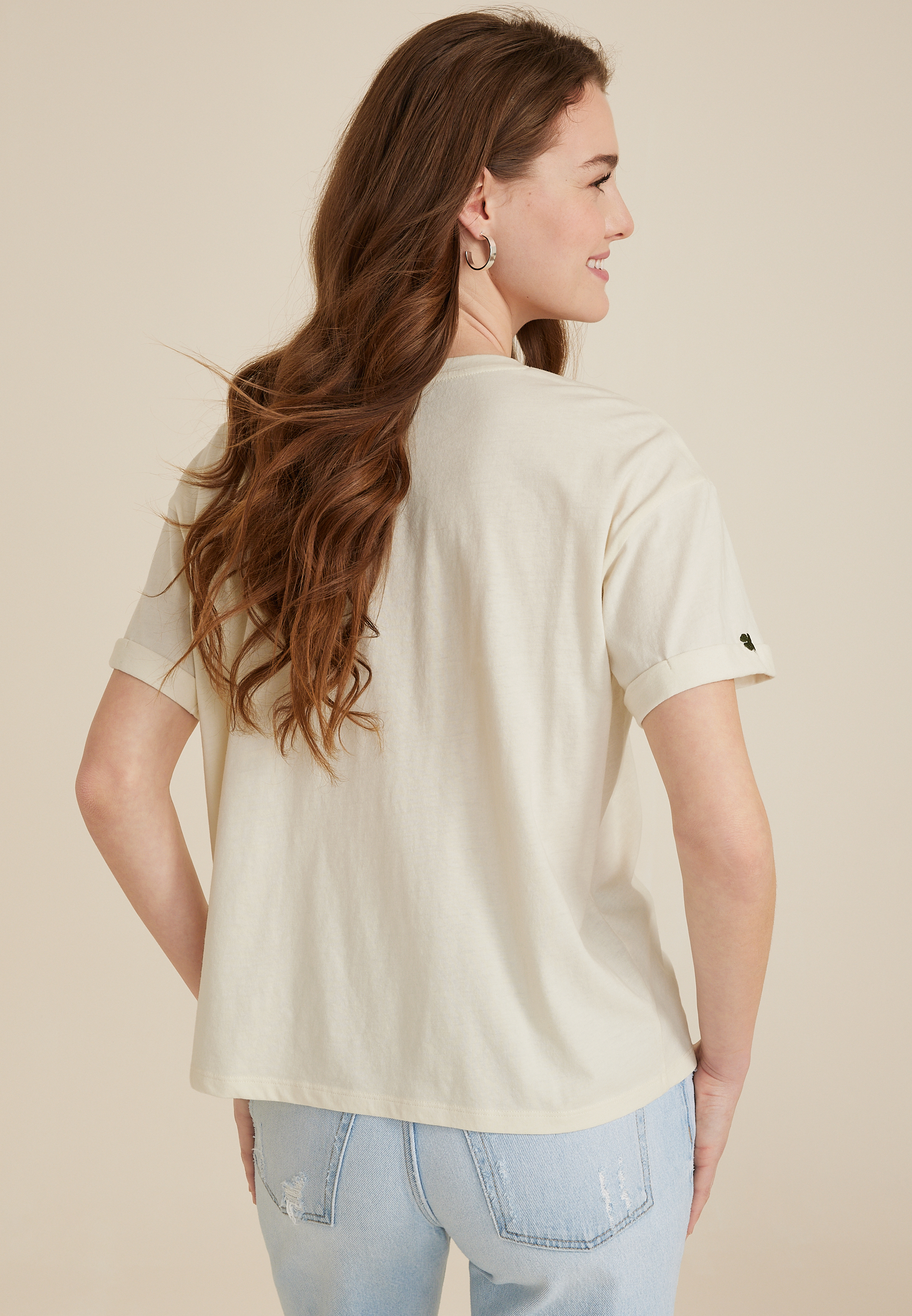 Lucky Mama Relaxed Fit Graphic Tee, C9184, large