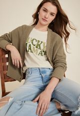 Lucky Mama Relaxed Fit Graphic Tee, C9184, small