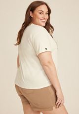 Plus Size Lucky Mama Graphic Tee, C9184, small