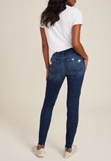 edgely&trade; High Rise Ripped Super Skinny Jean, DARK SANDBLAST, small