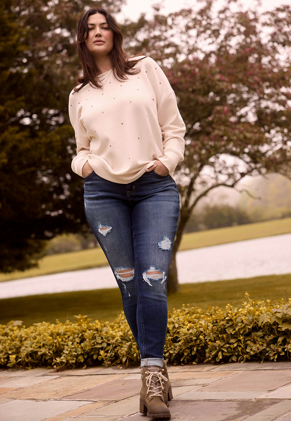 Shop Plus Size Skinny Jeans, Slimming Denim