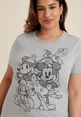 Plus Size Mickey And Friends Graphic Tee, C3348, small