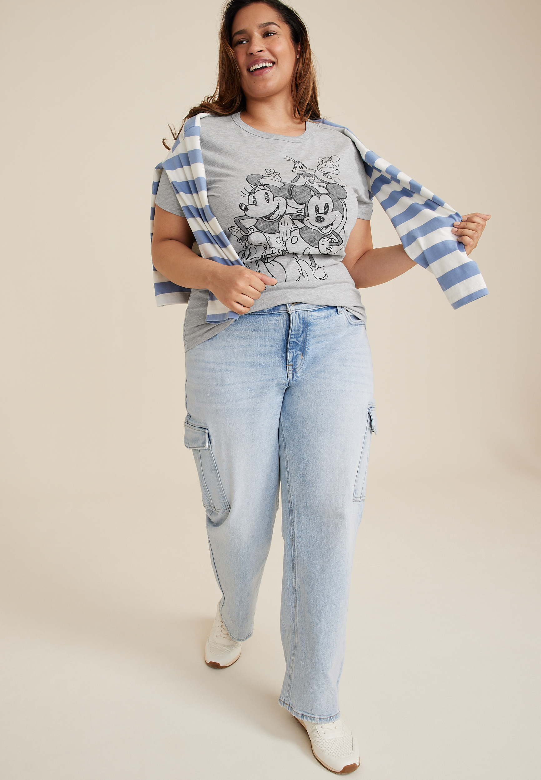 Plus Size Mickey And Friends Graphic Tee, C3348, large