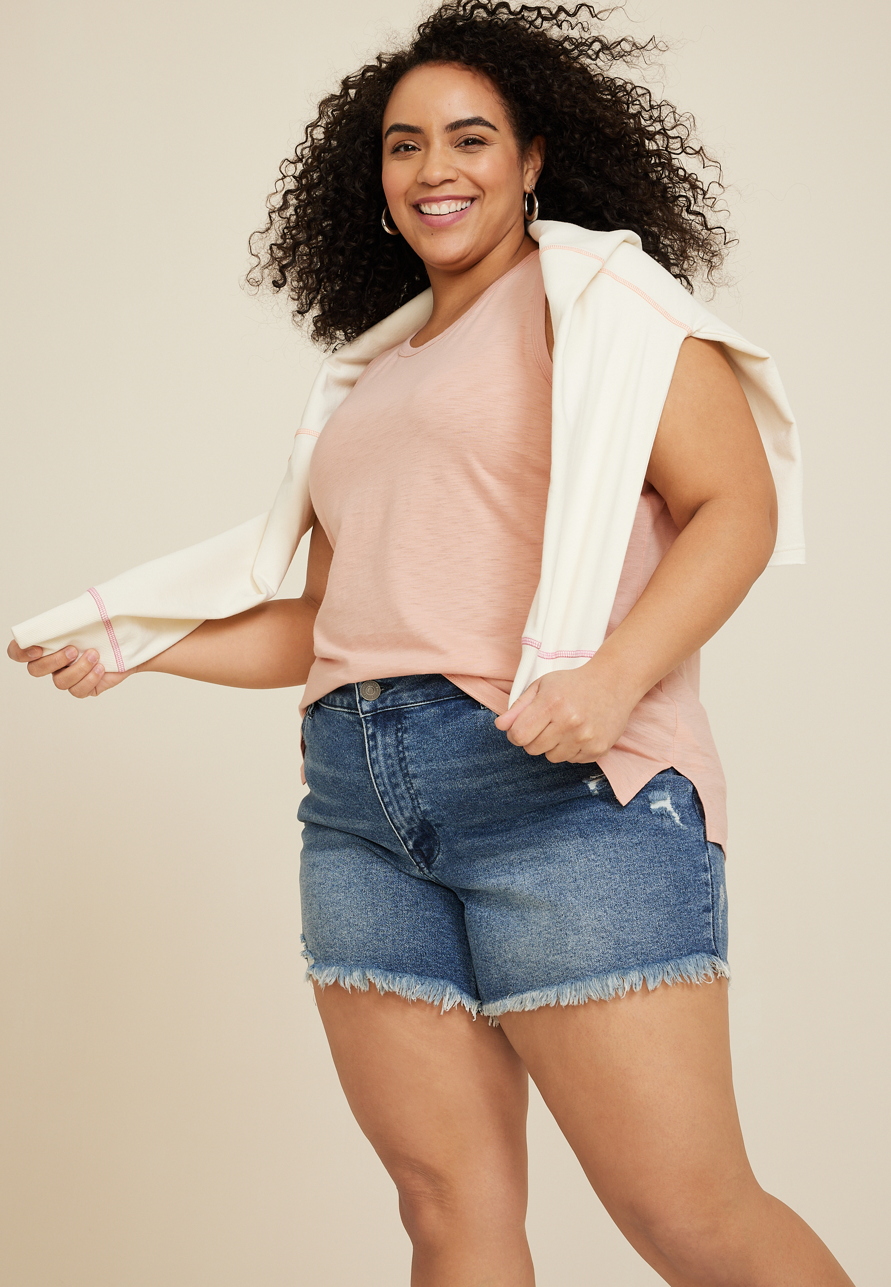 Plus Size 24/7 Eagan Crew Neck Tank Top, C662, large