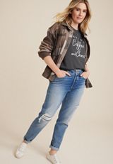 Coffee And Chaos Graphic Tee, C1876, small