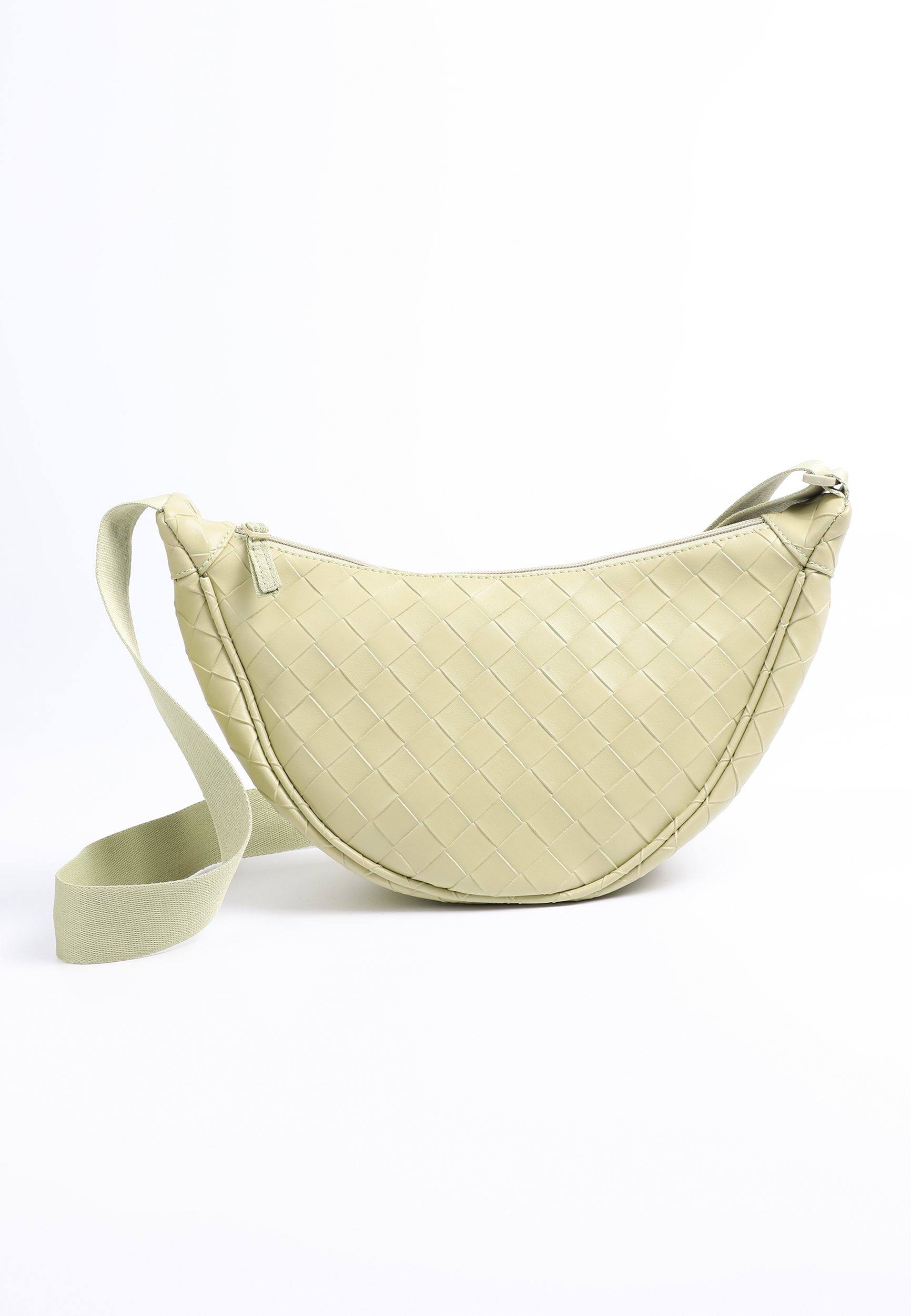 Crescent Crossbody, SAGE, large