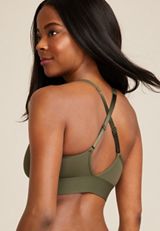 Mesh High Neck Bralette, C6522, small