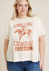 Plus Size Morgan Wallen Long Live Cowgirls Graphic Tee, C2789, small
