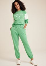 Fleece High Rise Jogger, C5327, small