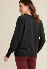Snowflake Sweatshirt, C106, small
