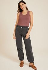 High Rise Utility Straight Pant, C7222, small