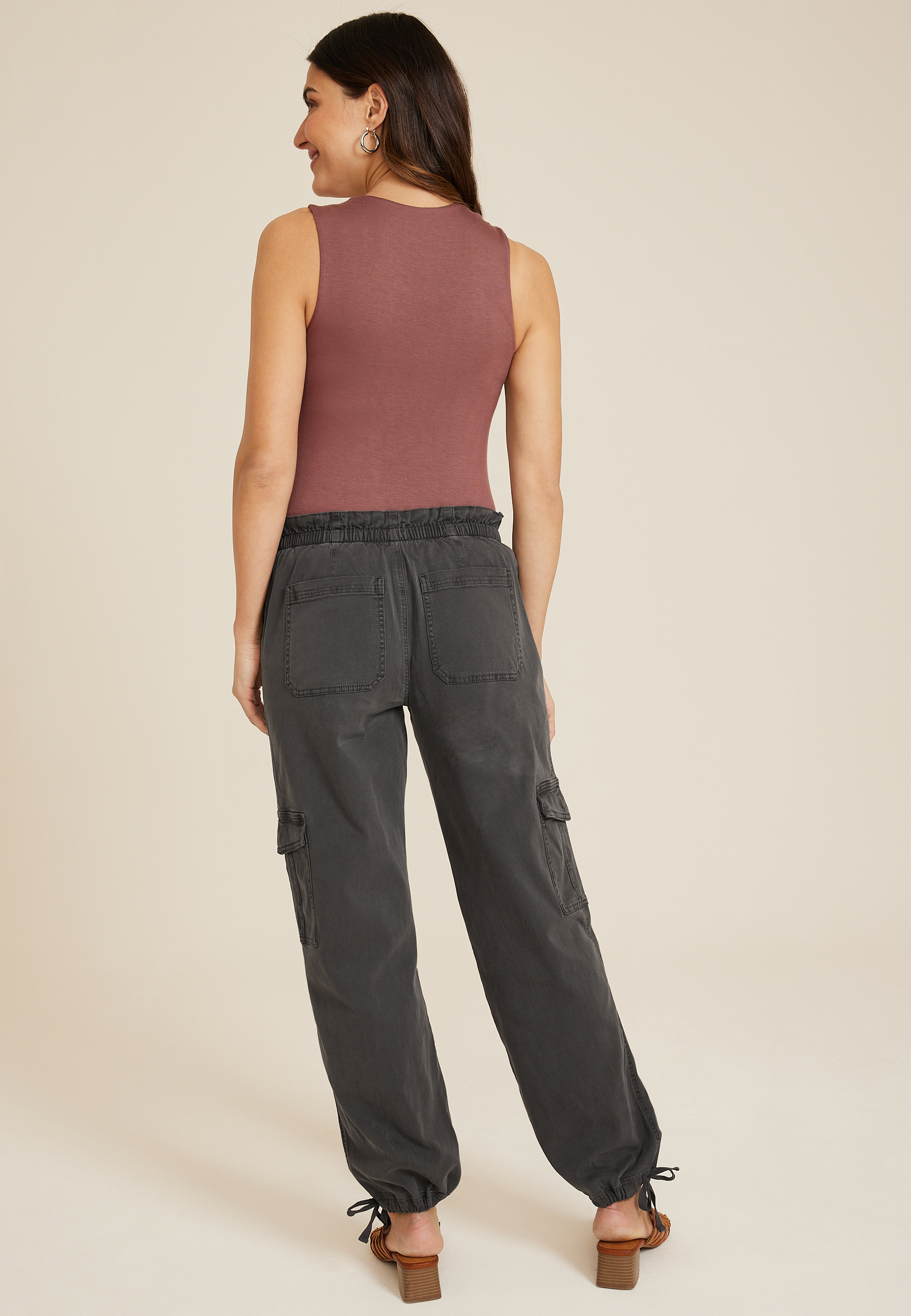 High Rise Utility Straight Pant, C7222, large