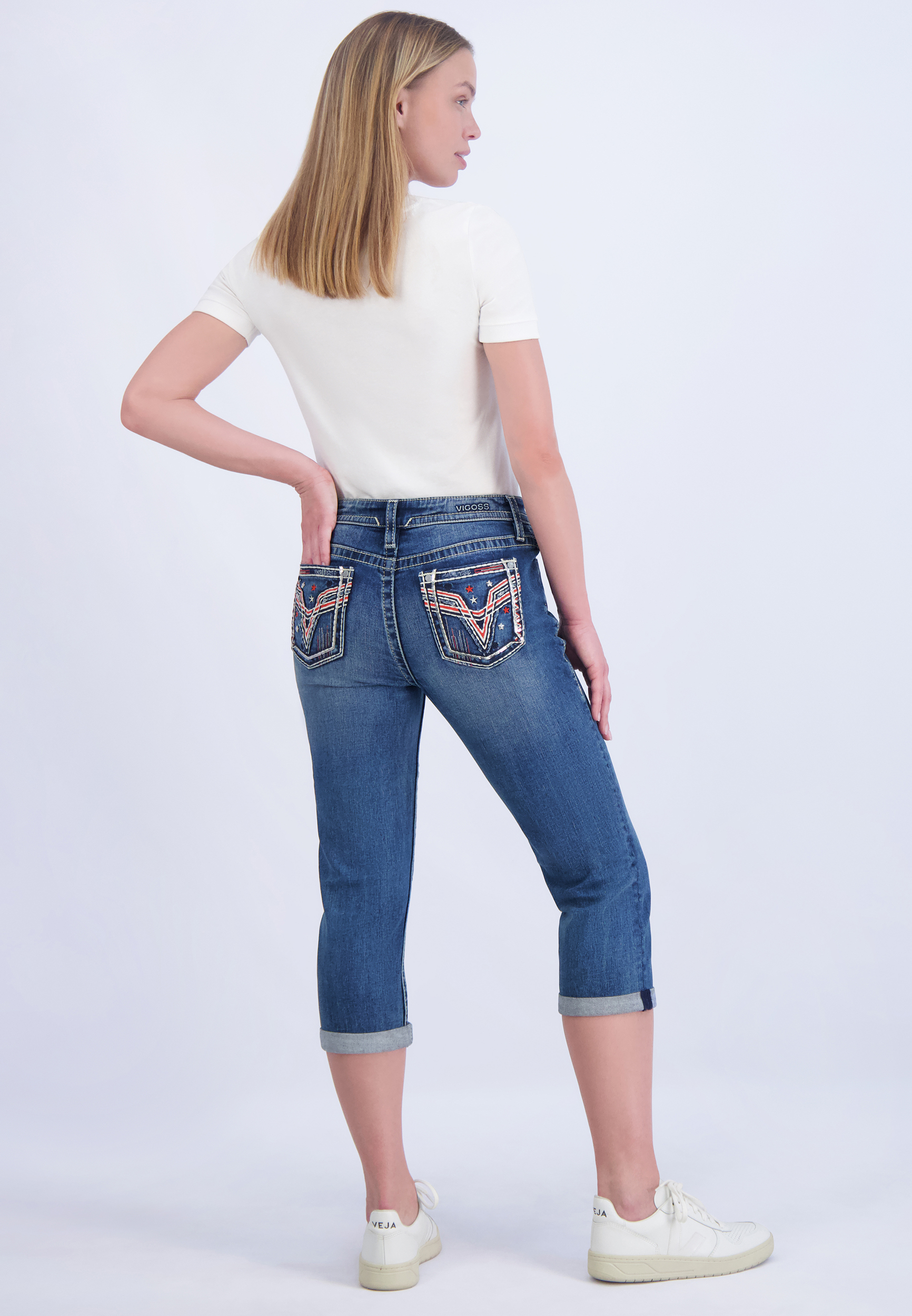 Vigoss&reg; Heritage Mid Rise Americana Capri, C258, large