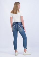 Vigoss&reg; Mid Rise Arrow Stitch Tomboy Jean, C258, small