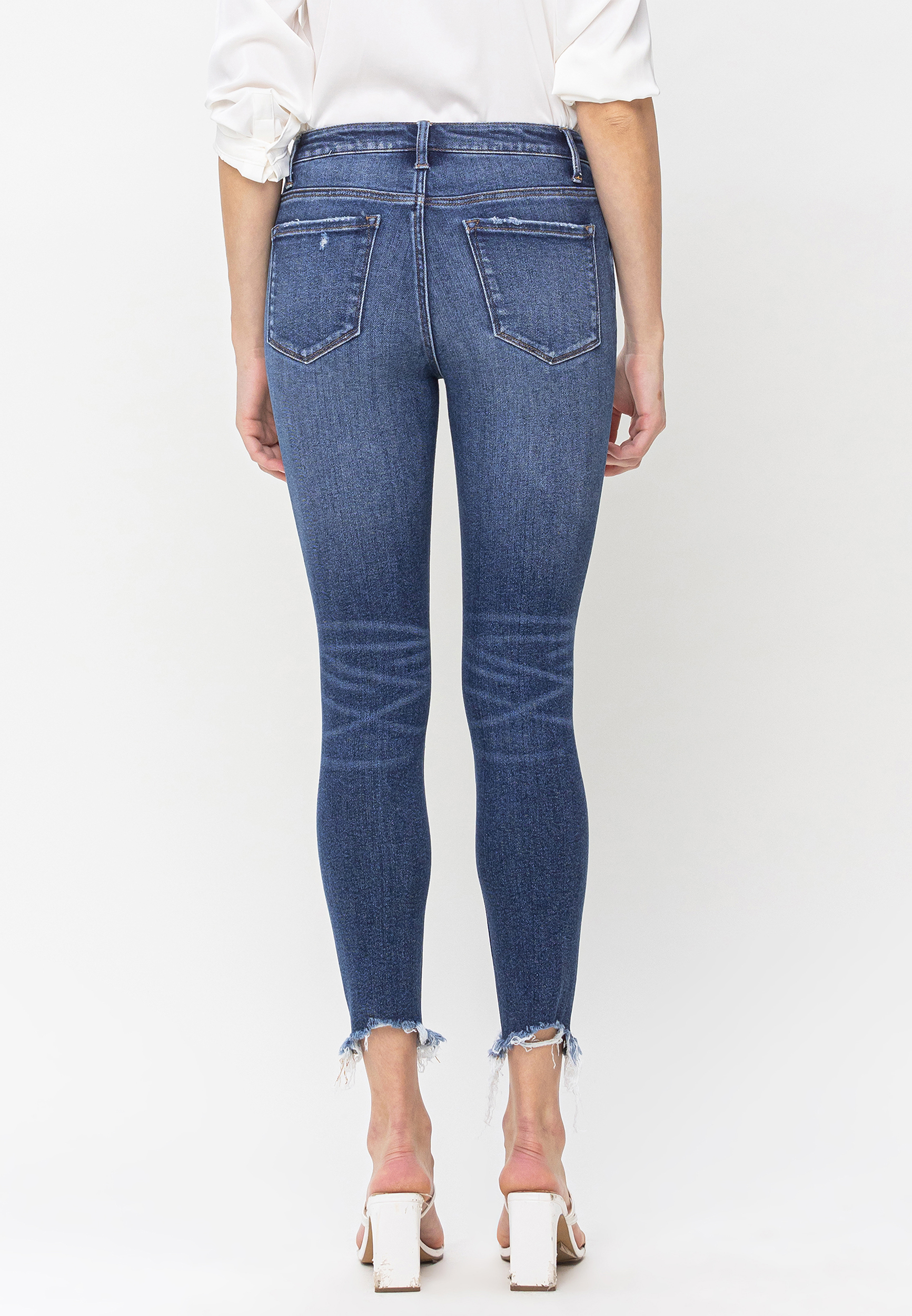 Flying Monkey&trade; High Rise Cropped Skinny Jean, C258, large