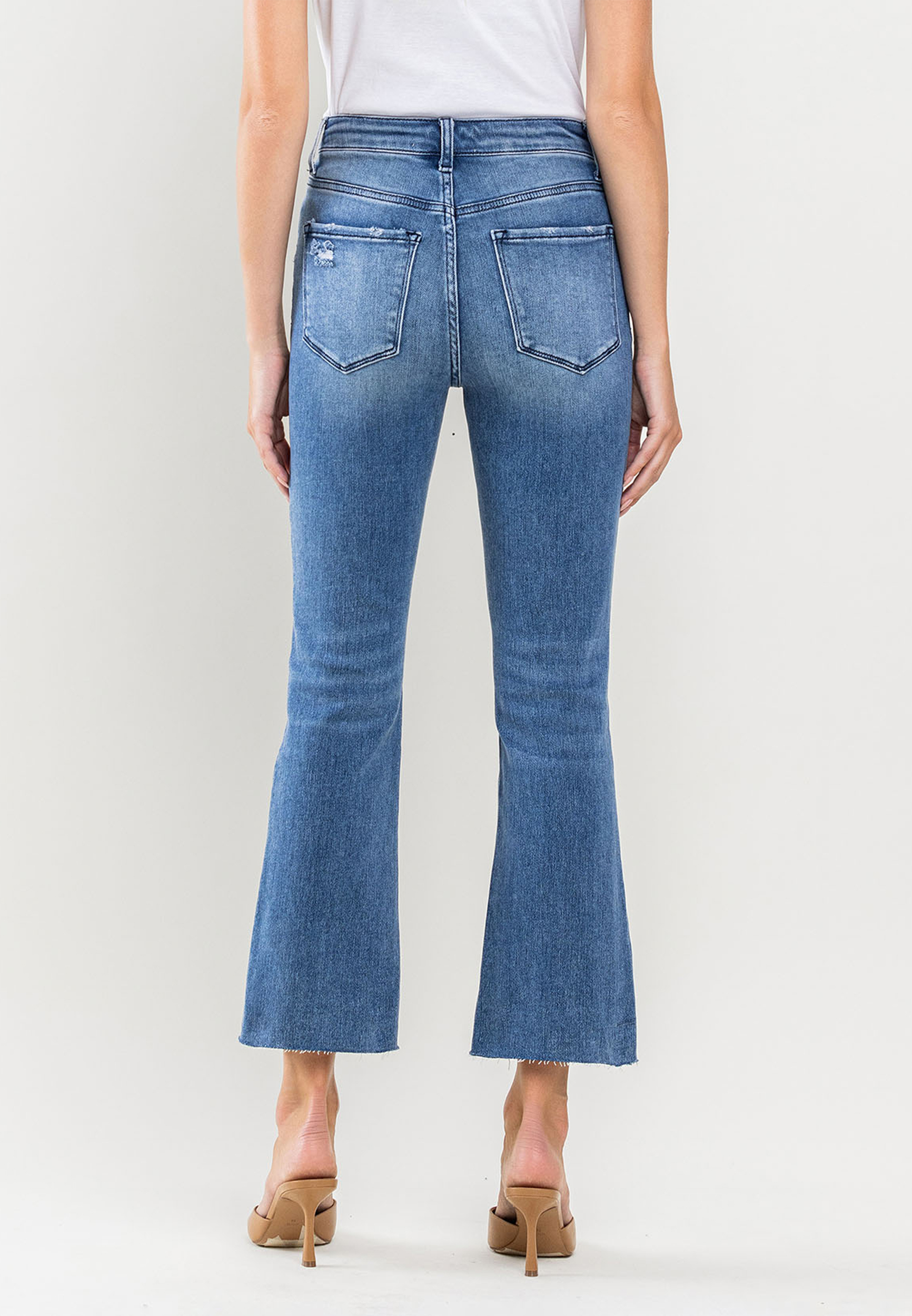 Vervet&trade; Kick Flare Super High Rise Jean, C258, large
