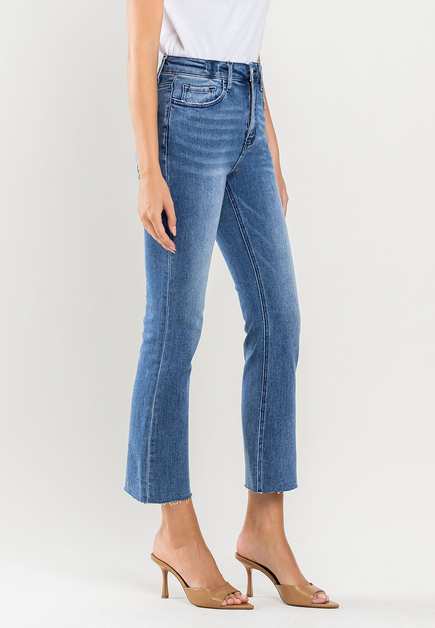 Vervet&trade; Kick Flare Super High Rise Jean, C258, large