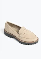 HFS Price Difference  Gretchen Mini Lug Loafer, TAUPE, small