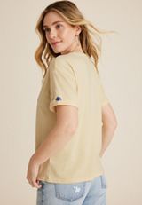 Shell Yeah Oversized Fit Graphic Tee, SUNDRIED LEMON, small
