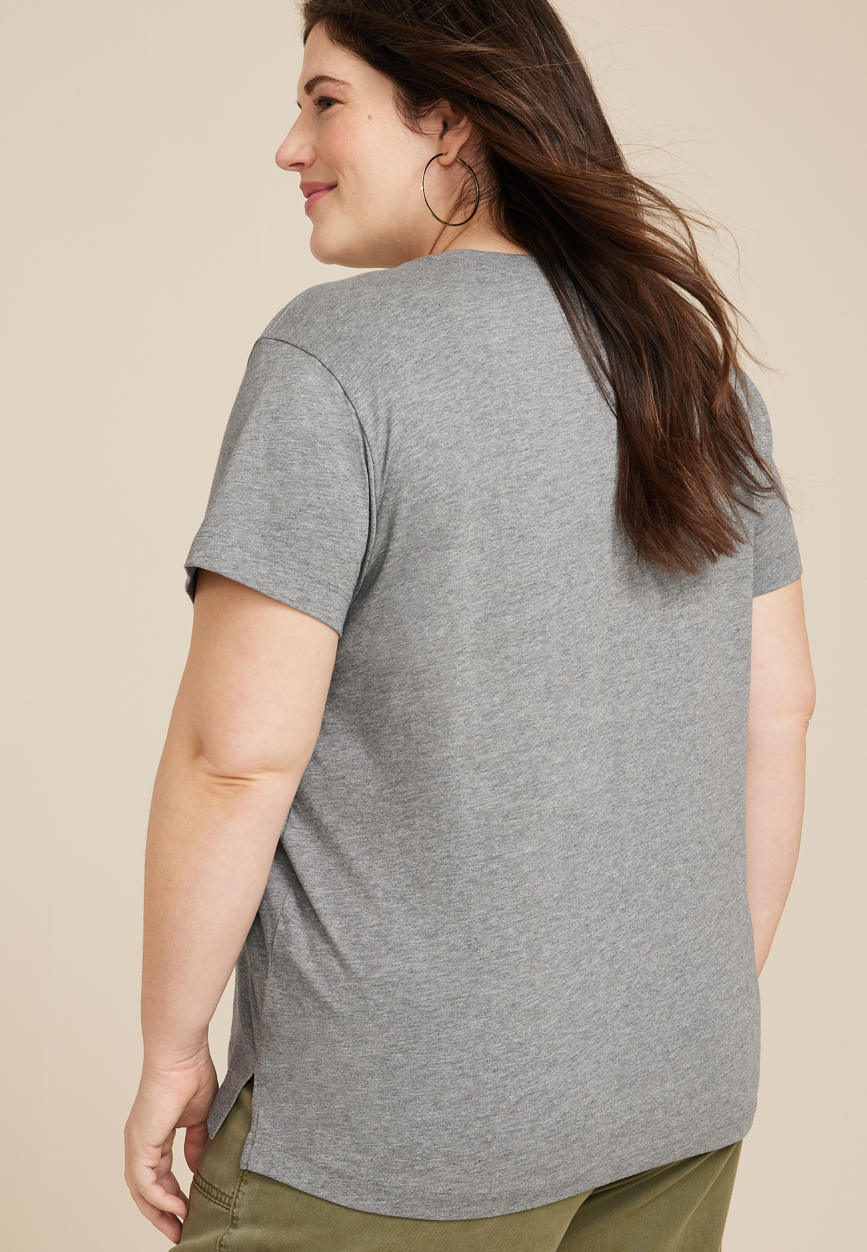 Plus Size Soccer Mom Oversized Fit Graphic Tee, C3407, large