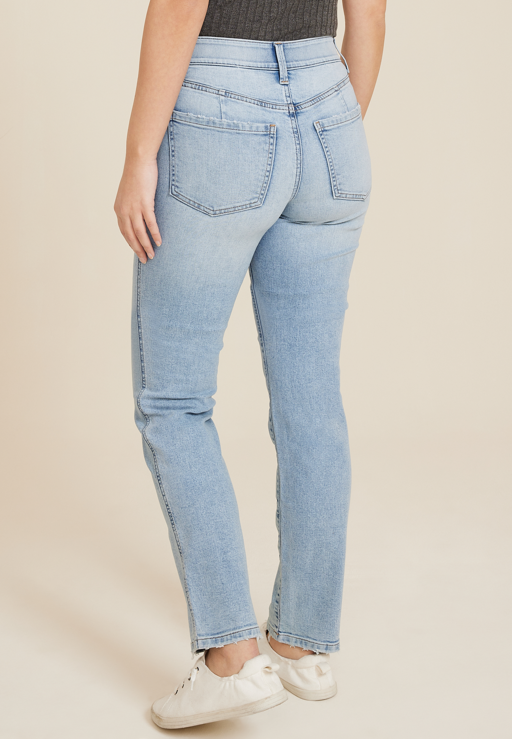 Everflex&trade; High Rise Straight Jean, C2806, large
