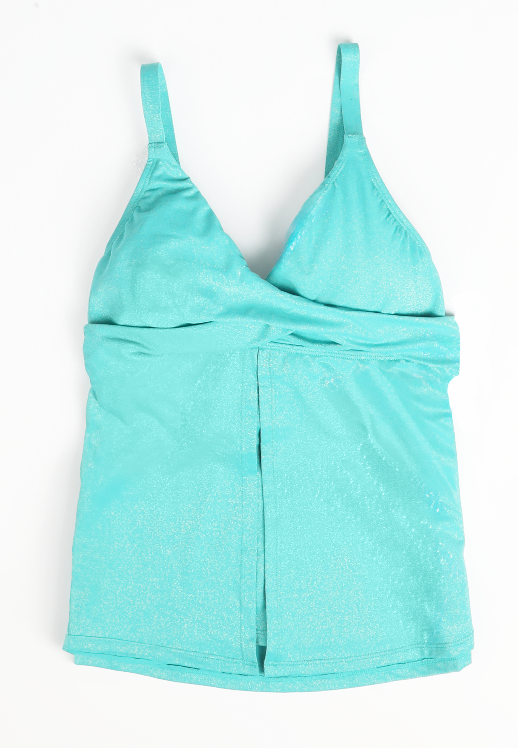 Sparkle Flyaway Tankini Swim Top, C2653, large