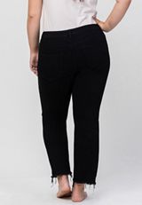 Plus Size VERVET&trade; Black High Rise Straight Jean, C106, small