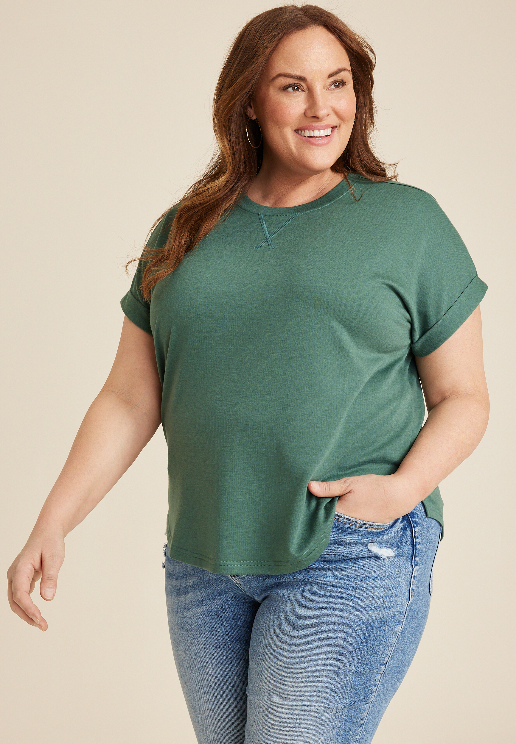 Green plus hotsell size top