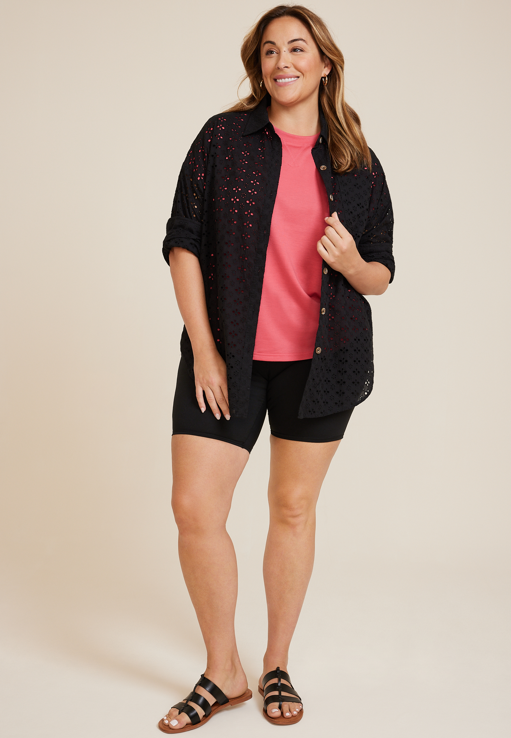 Plus Size 24/7 Clara Short Sleeve Tee, C9360, large