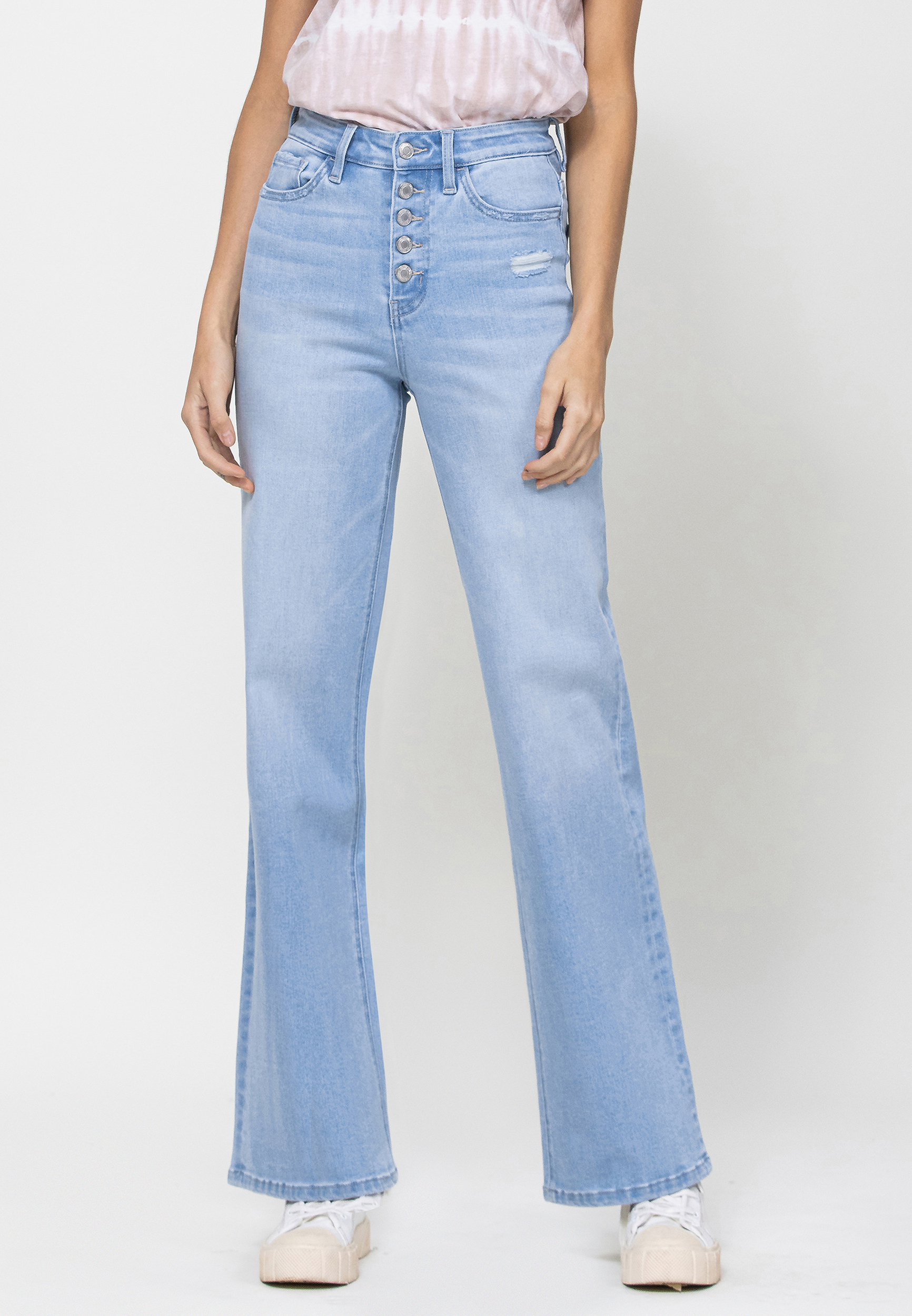 Vervet™ High Rise 90s Button Fly Loose Jean maurices