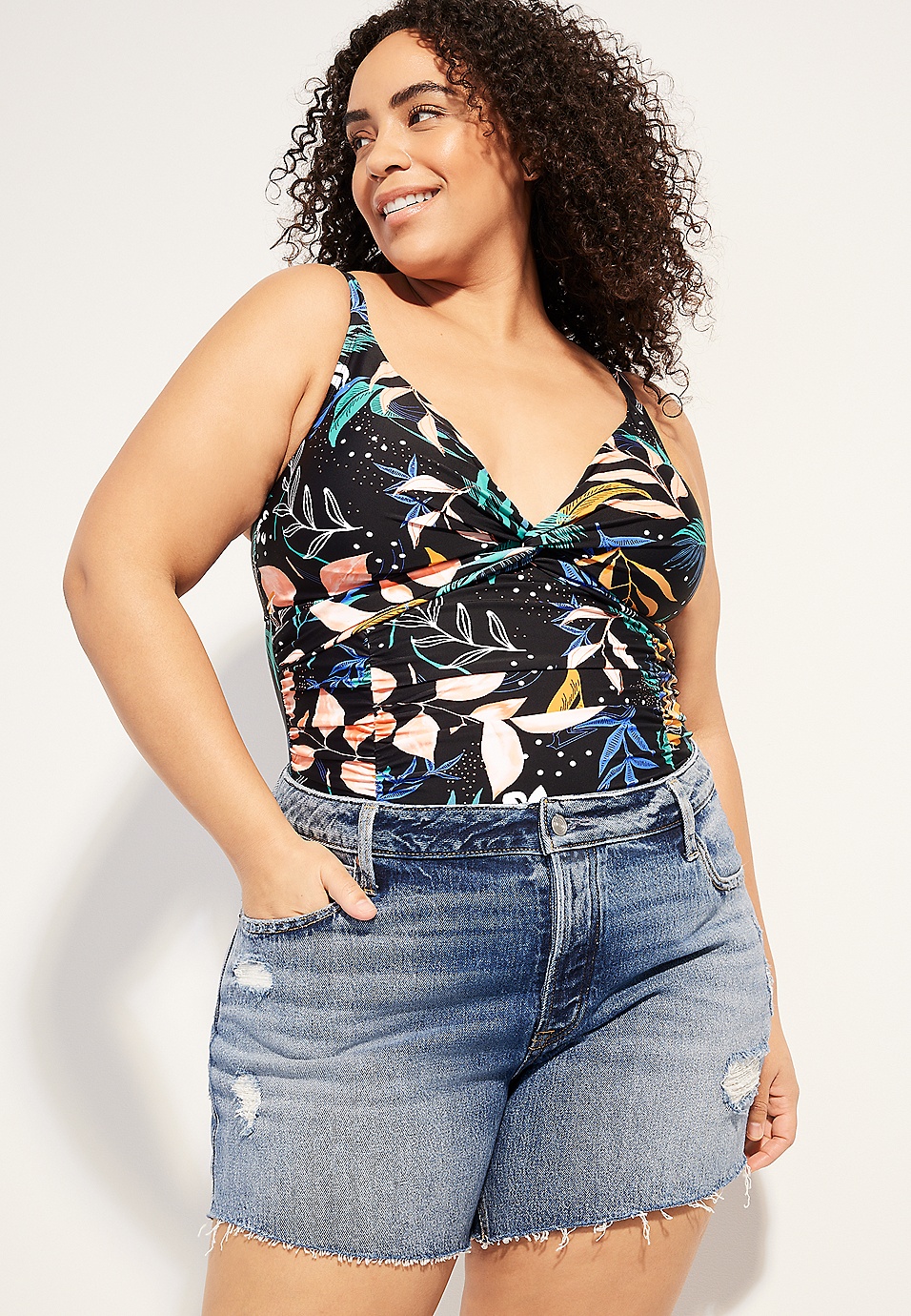 Pin on Outfits Fashion for Plus Size Swimwear