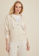 Washed Full Zip Hoodie, C2445, small