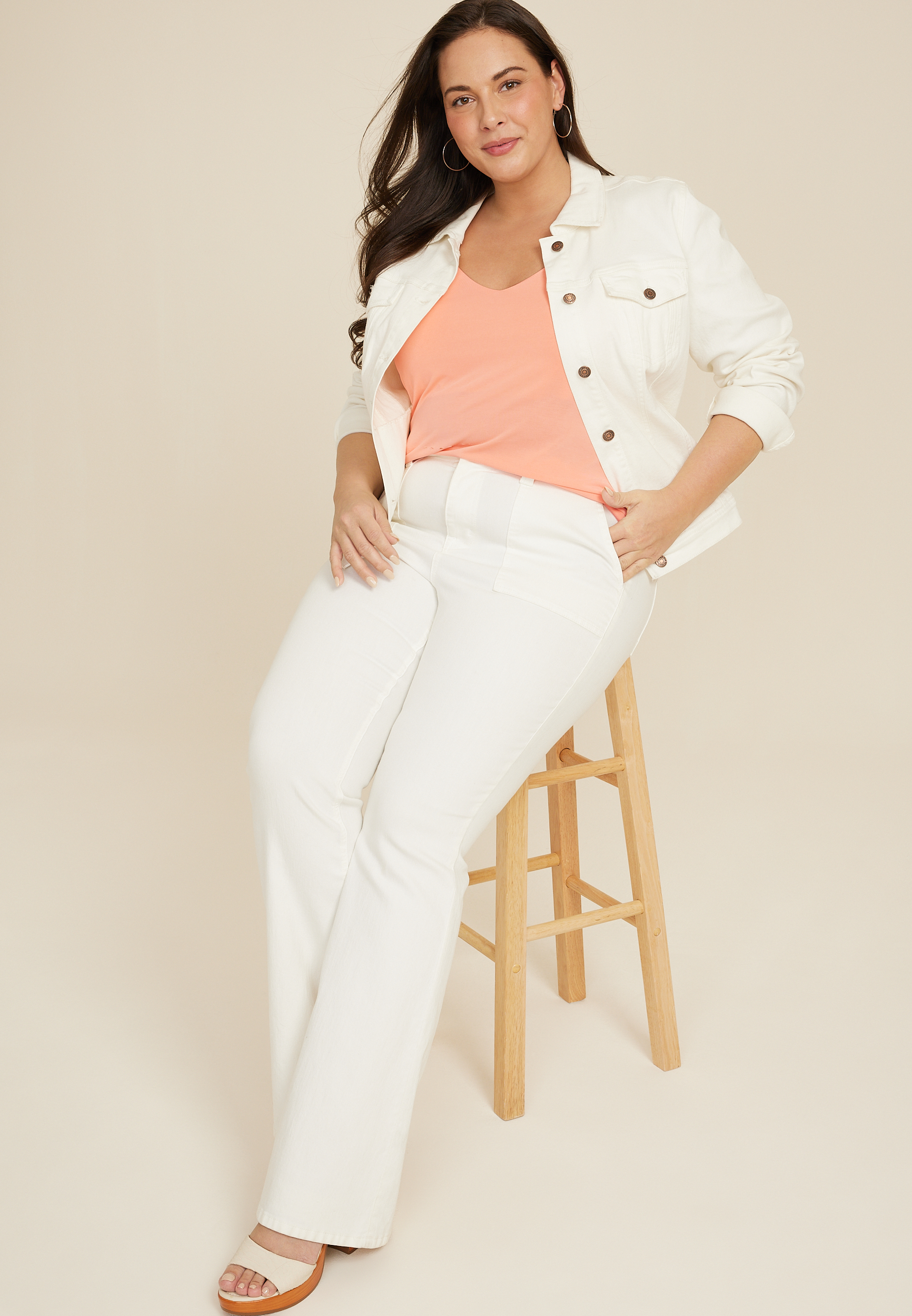Plus Size Sandwash Swing Cami, C6916, large