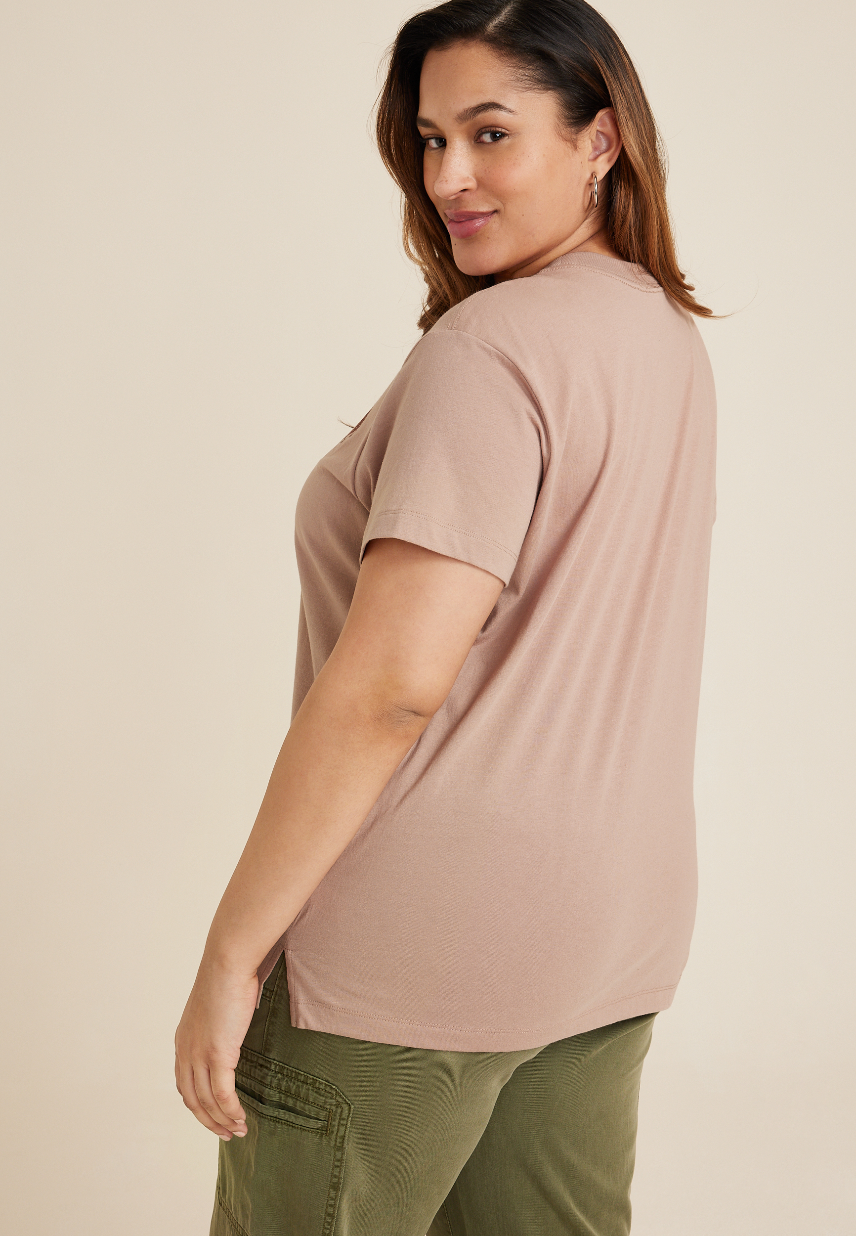 Plus Size Country Graphic Tee, C3343, large