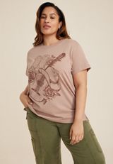 Plus Size Country Graphic Tee, C3343, small