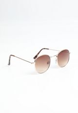Gold Round Sunglasses, C605, small