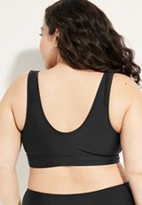 Plus Size V Wire Bikini Swim Top, C106, small