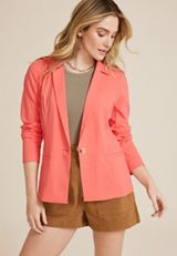 Linen Like Blazer, C9240, small