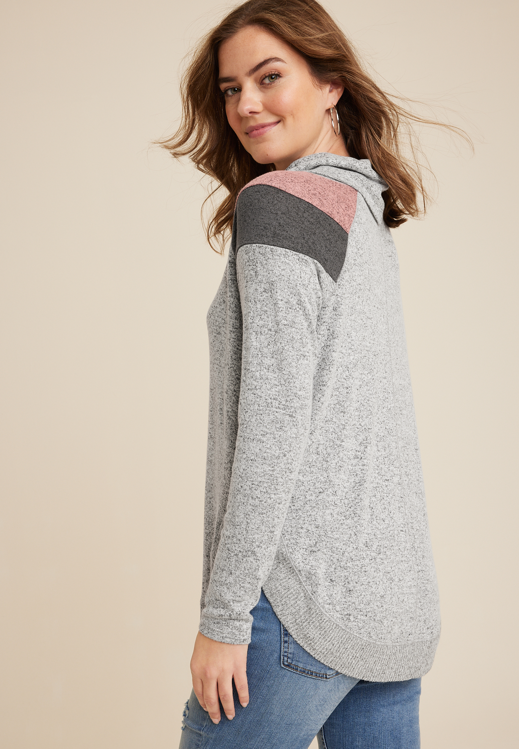 Haven Cowl Neck Top, C151, large
