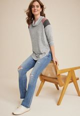 Haven Cowl Neck Top, C151, small