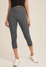 PowerStretch Super High Rise Legging, MEDIUM HEATHER GRAY, small