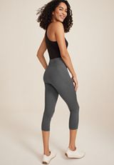 PowerStretch Super High Rise Legging, MEDIUM HEATHER GRAY, small