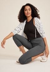 PowerStretch Super High Rise Legging, MEDIUM HEATHER GRAY, small