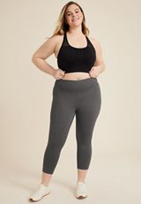 Plus Size PowerStretch Super High Rise Legging, C2820, small